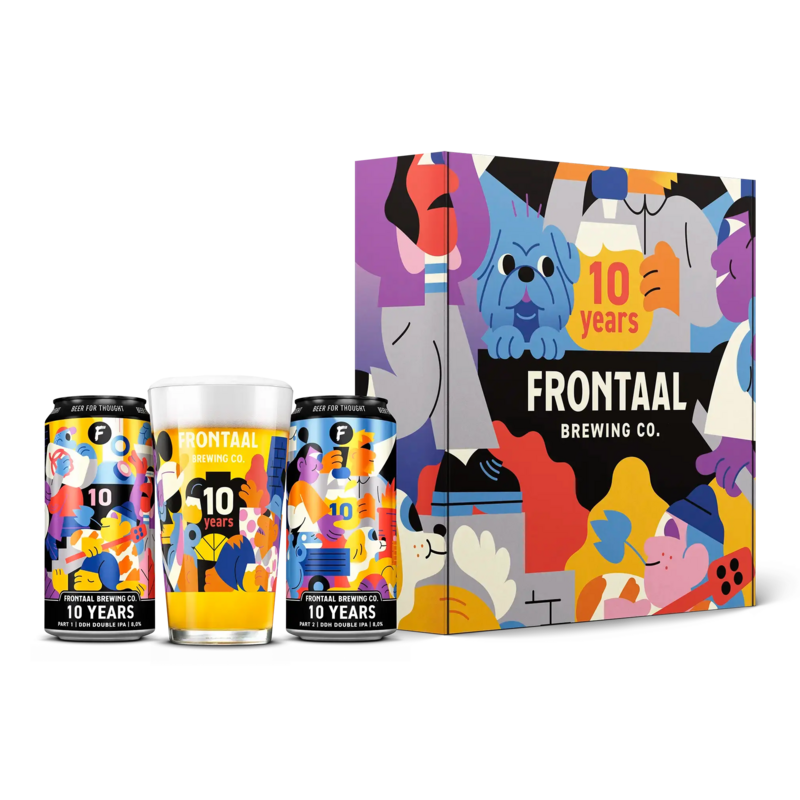 10 Years Anniversary Box - Frontaal Brewing Co. IPA - Imperial / Double New England / Hazy 440ml