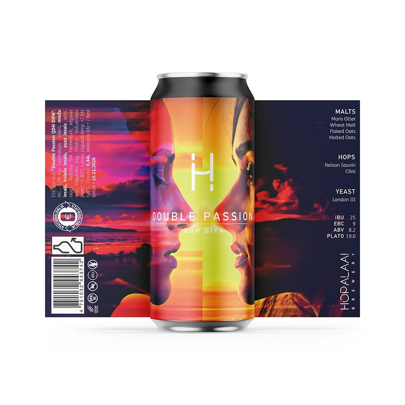 Double Passion - Hopalaa IPA - Imperial / Double New England / Hazy 440ml