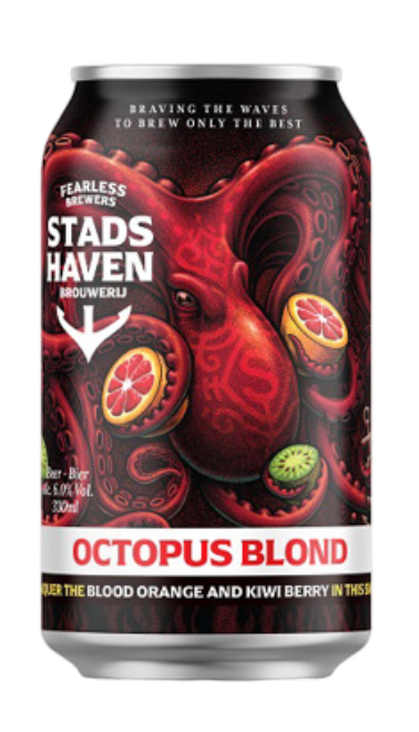 Octopus/Kraken Blond - Stadshaven Brouwerij Blonde Ale 330ml
