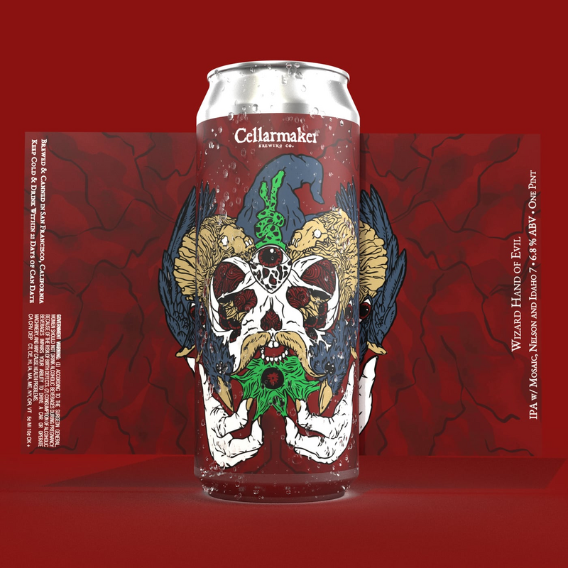 Wizard Hand Of Evil - Cellarmaker Brewing Company IPA - American 473ml