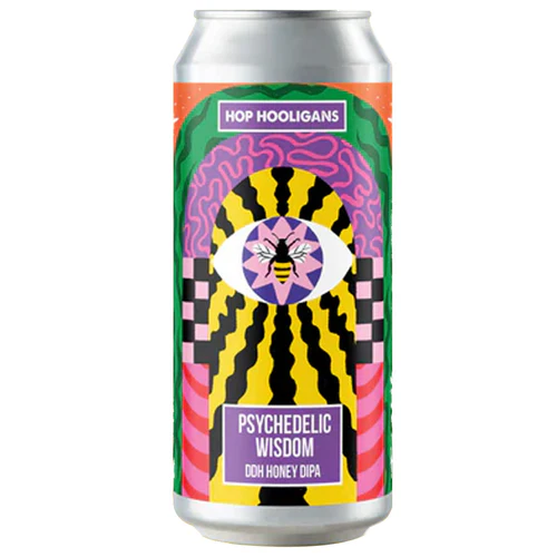 Psychedelic Wisdom - Hop Hooligans IPA - Imperial / Double New England / Hazy 500ml