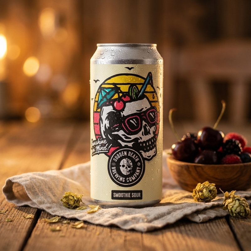 Cherry Berry Crush - Sudden Death Brewing Co. Sour - Fruited 440ml