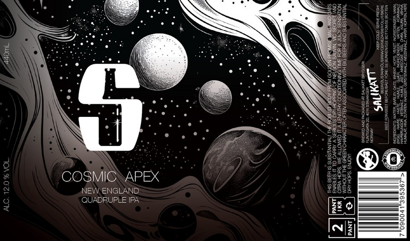 Cosmic Apex - Salikatt IPA - Quadruple 440ml
