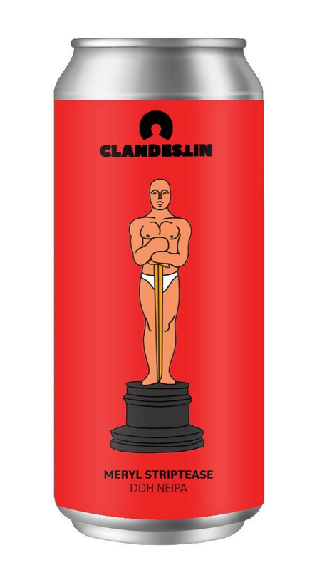 Meryl Striptease - Clandestin Beer IPA - New England / Hazy 500ml