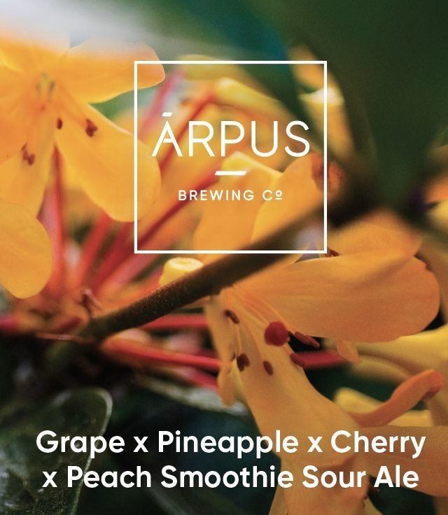Grape x Pineapple x Cherry x Peach Smoothie Sour Ale - Ārpus Brewing Co. Sour - Smoothie / Pastry 440ml
