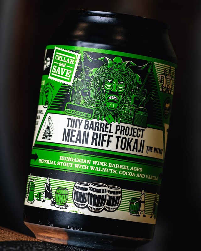 Tiny Barrel Project: Mean Riff - Mad Scientist Stout - Imperial / Double 330ml