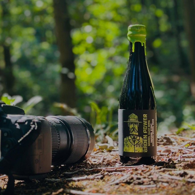 Baden Power IS Bourbon Barrel Aged X Bereta - O'Clock Brewing Stout - Imperial / Double 375ml