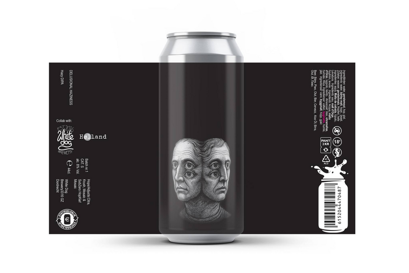 Delusional Haziness - White Dog Brewery IPA - Imperial / Double New England / Hazy 440ml
