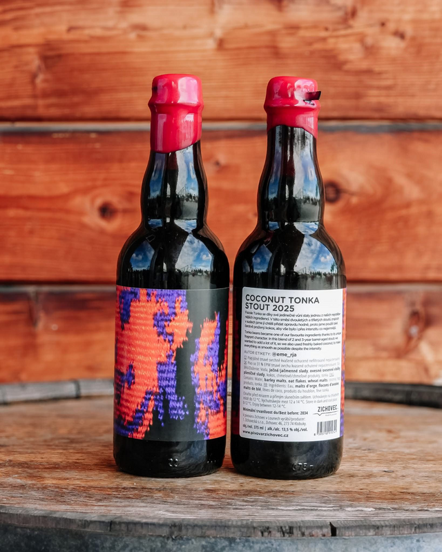 Coconut Tonka Stout 2025 - Rodinný pivovar Zichovec Stout - Imperial / Double Pastry 375ml