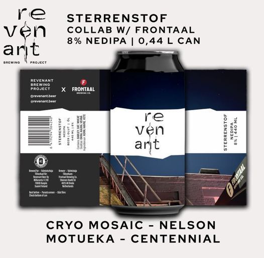 Sterrenstof - Revenant Brewing Project IPA - Imperial / Double New England / Hazy 440ml