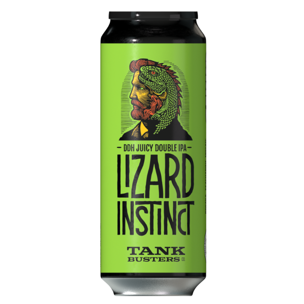 Lizard Instinct (collab Gekko) - TankBusters.Co IPA - Imperial / Double New England / Hazy 500ml