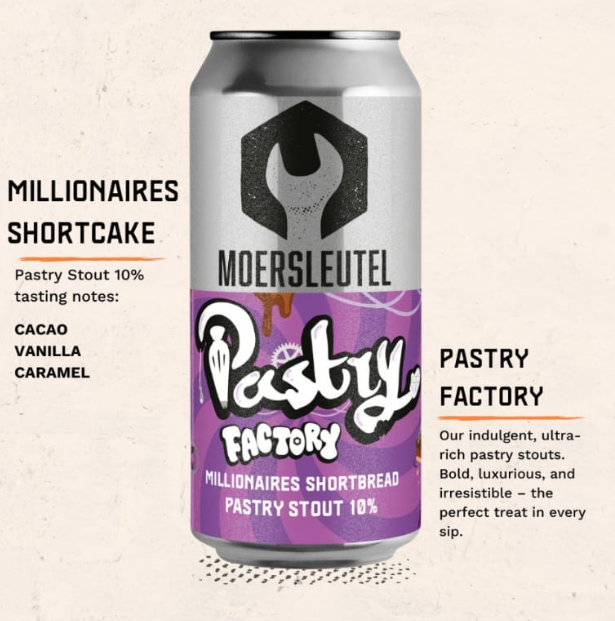 Millionaires Shortcake - Moersleutel Craft Brewery Stout - Pastry 440ml