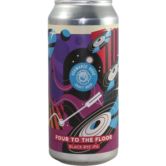 Four the Floor - Schwarze Rose IPA - Black / Cascadian Dark Ale 440ml