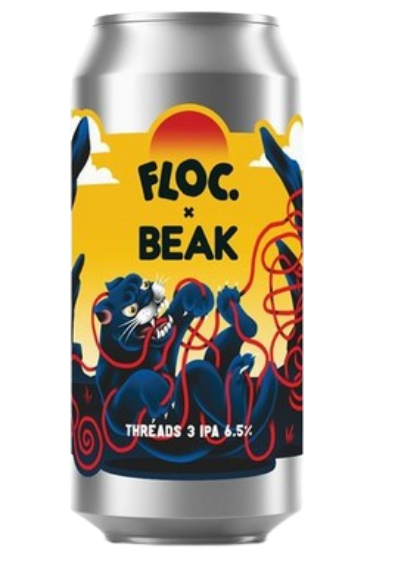 Threads 3 (Beak collab) - Floc. IPA - New England / Hazy 440ml
