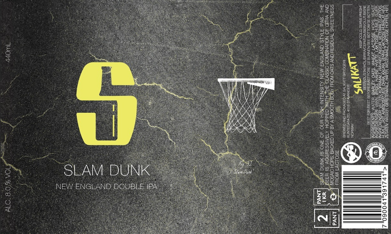 Slam Dunk - Salikatt IPA - Imperial / Double New England / Hazy 440ml