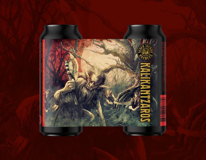 Kalikantzaros - Seven Island Brewery Stout - Imperial / Double Pastry 440ml