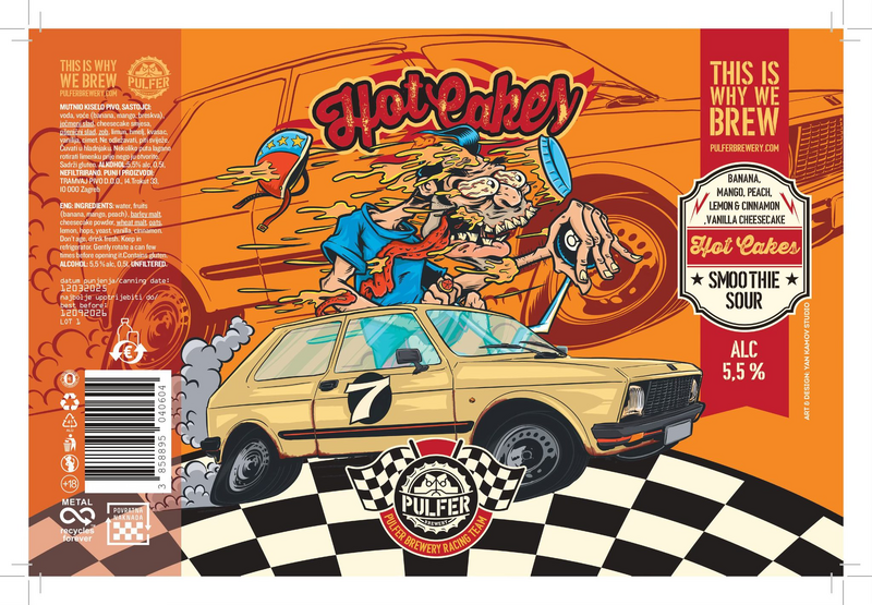 Hot Cake #7 - Pulfer Brewery Sour - Smoothie / Pastry 500ml