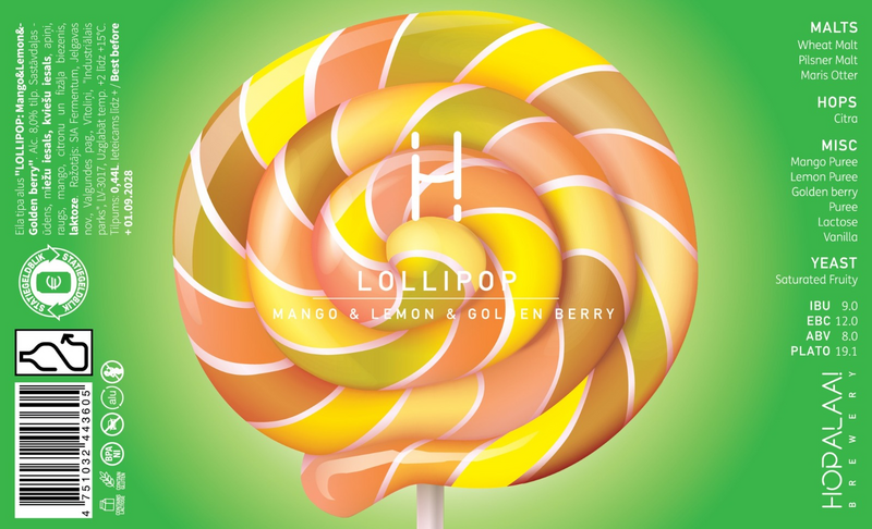 Lollipop : Mango & Lemon & Golden Berry