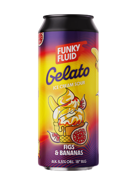 Gelato: Figs & Bananas - Funky Fluid Sour - Smoothie / Pastry 500ml