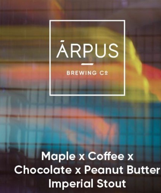 Maple x Coffee x Chocolate x Peanut Butter Imperial Stout - Ārpus Brewing Co. Stout - Imperial / Double Pastry 440ml