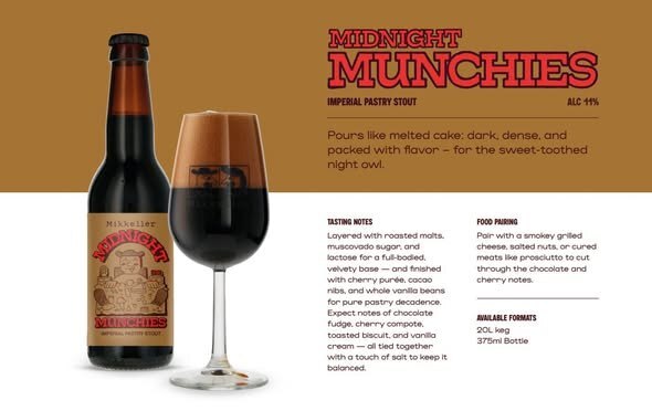 Midnight Munchies - Mikkeller Stout - Imperial / Double Pastry 375ml
