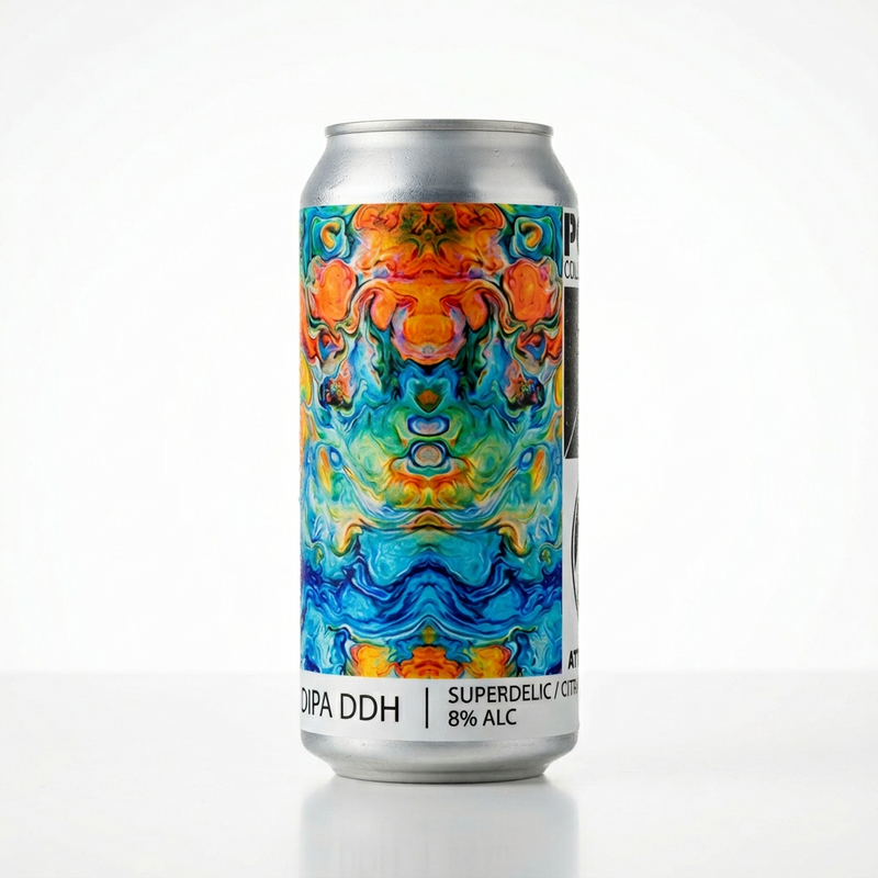 DIPA DDH – Superdelic / Citra / Vista (Attik Collab) - Popihn IPA - Imperial / Double New England / Hazy 440ml