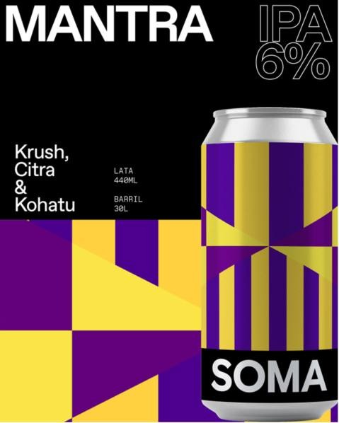 Mantra - SOMA Beer IPA - New England / Hazy 440ml