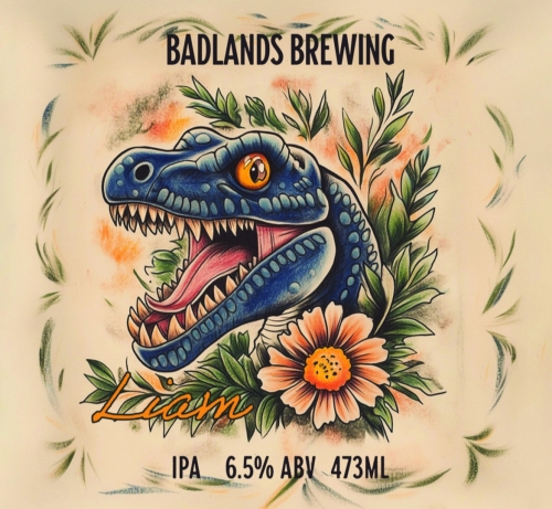 Liam (2025) - Badlands IPA - New England / Hazy 473ml