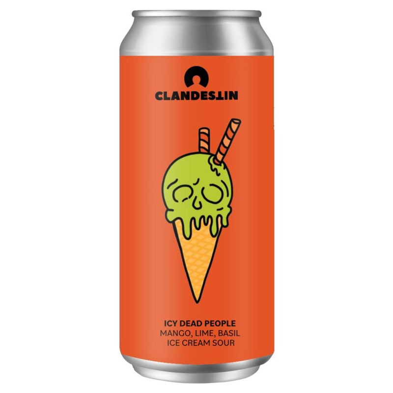 ICY DEAD PEOPLE - Clandestin Beer Sour - Smoothie / Pastry 500ml
