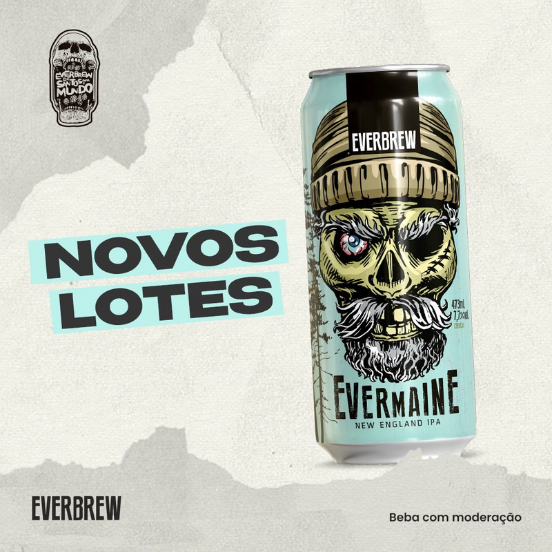 Evermaine - Cervejaria EverBrew IPA - New England / Hazy 473ml