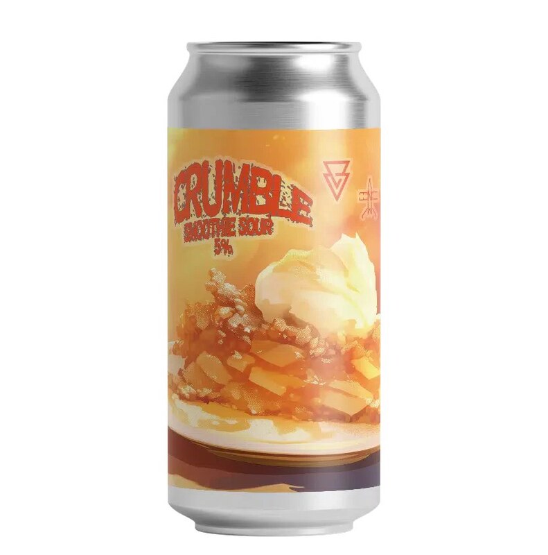 Crumble - Cinnamon Dusted Apple Crumble And Vanilla Ice Cream - Azvex Brewing Company Sour - Smoothie / Pastry 440ml