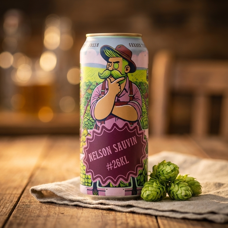 LOTS OF NELSON #26KL - BreWskey IPA - New England / Hazy 473ml