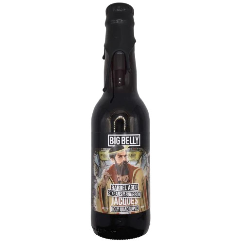 JACQUES - Barrel Aged on ex-Bourbon with real vanilla - Big Belly Brewing Company Belgian Quadrupel 330ml