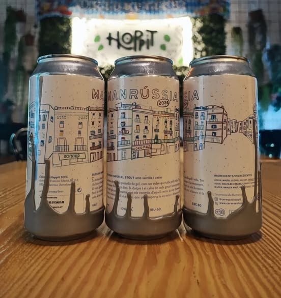 Manrussia - Cerveses Hoppit Stout - Imperial / Double 440ml