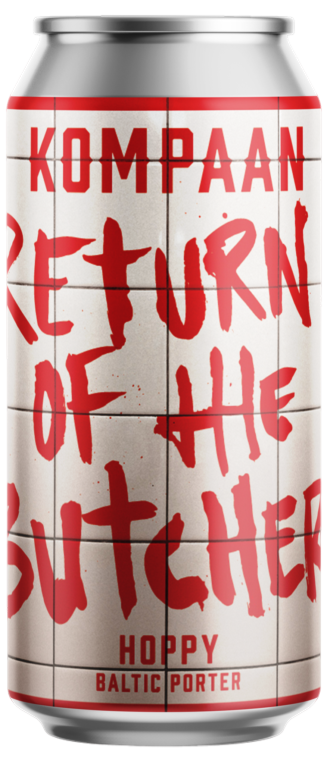Return of the Butcher - KOMPAAN Dutch Craft Beer Company Porter - Baltic 440ml