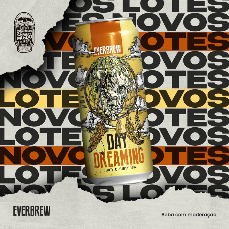 Day Dreaming - Cervejaria EverBrew IPA - Imperial / Double New England / Hazy 473ml