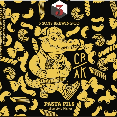 Pasta Pils (collab with CRAK) - 3 Sons Brewing Co. Pilsner - Other 473ml