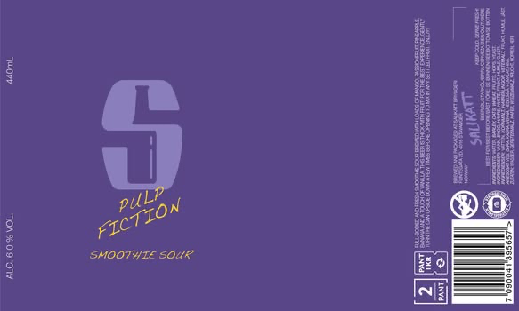 Pulp Fiction - Salikatt Sour - Smoothie / Pastry 440ml