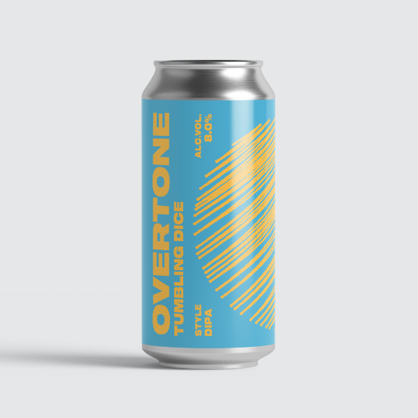 Tumbling Dice - Overtone Brewing Co IPA - Imperial / Double New England / Hazy 440ml