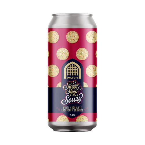 White Chocolate Raspberry Snowies - Vault City Brewing Sour - Fruited 440ml