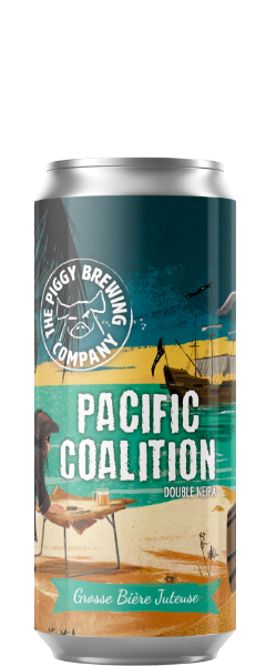 Pacific Coalition - The Piggy Brewing Company IPA - Imperial / Double New England / Hazy 440ml