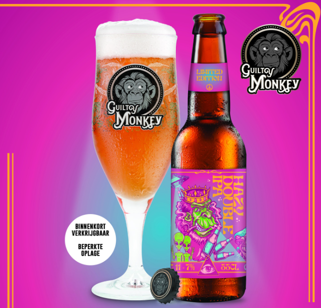 Hazy Double IPA - Guilty Monkey Brewery IPA - Imperial / Double New England / Hazy 330ml