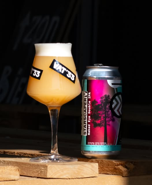 Starscaper: Naked Eye - VAT'33 IPA - Imperial / Double New England / Hazy 440ml