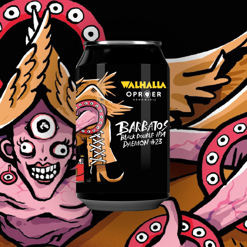 Barbatos - WALHALLA Brouwerij IPA - Black / Cascadian Dark Ale 330ml