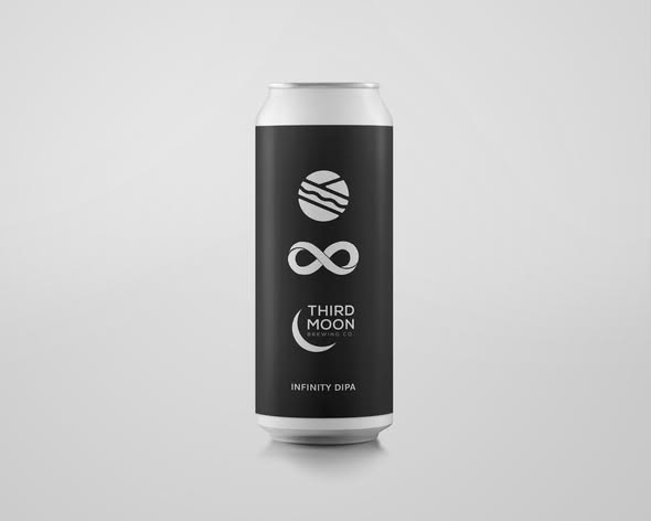 Infinity DIPA (Third Moon Collab) - Pomona Island Brew Co. IPA - Imperial / Double New England / Hazy 440ml