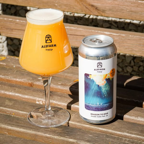 Reason To Give - Alefarm Brewing IPA - Imperial / Double New England / Hazy 440ml