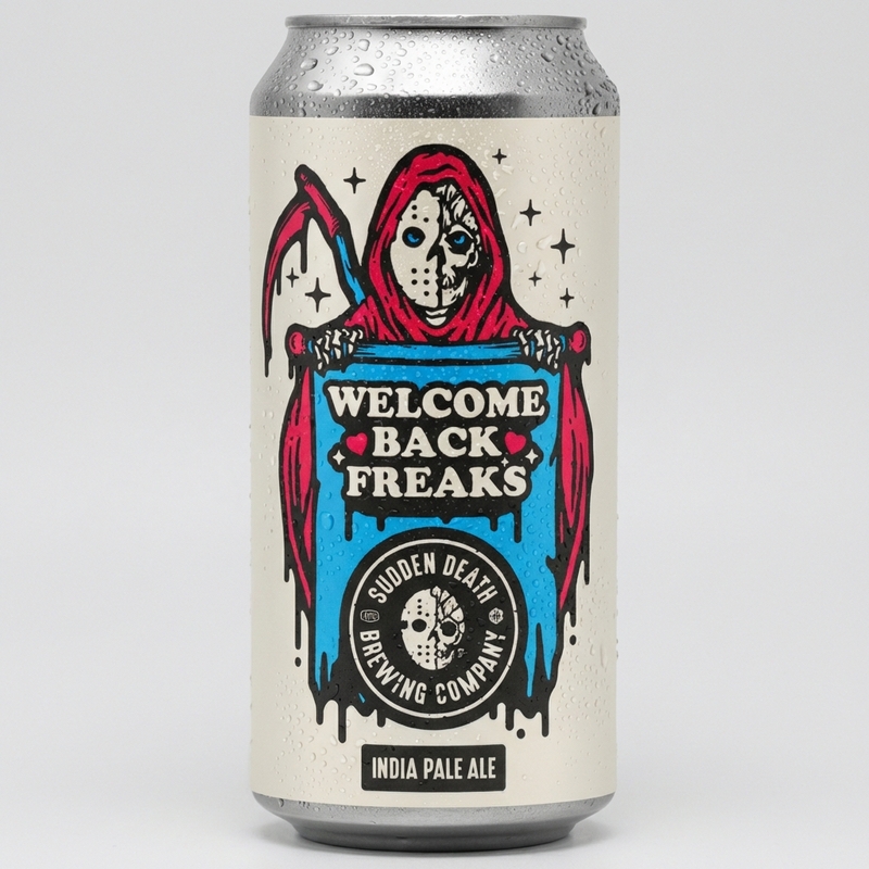 Welcome Back Freaks 2026 - Sudden Death Brewing Co. IPA - American 440ml