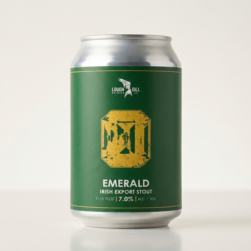 Emerald 2026 - Lough Gill Brewery Stout - Foreign / Export 330ml