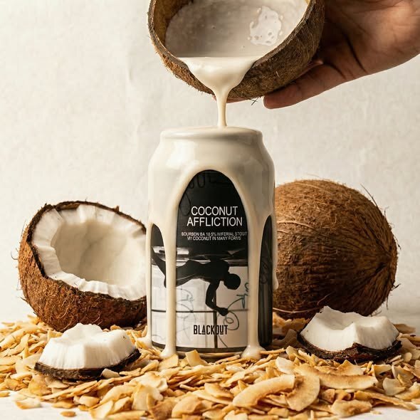 Coconut Affliction - BOURBON BA - Blackout Brewing Stout - Imperial / Double 330ml