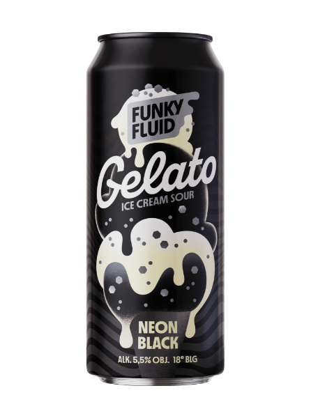 Gelato: Neon Black - Funky Fluid Sour - Smoothie / Pastry 500ml